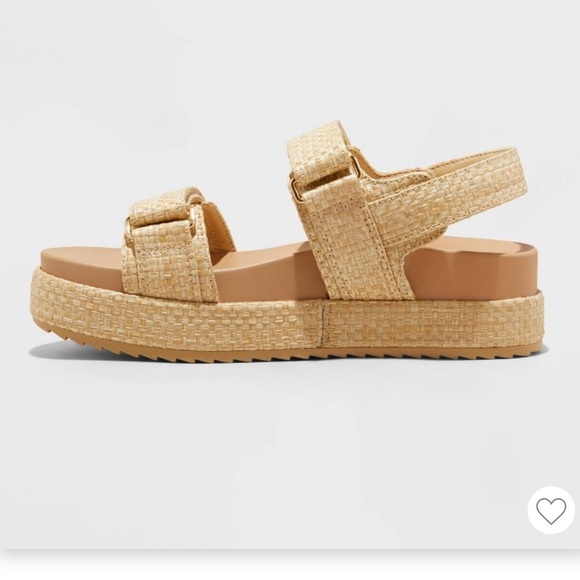 A New Day Women’s Tanner Platform Double Strap Sandals! NWT! - Picture 2 of 9